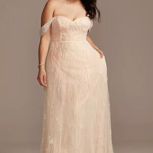 Brand new wedding dress. Size 18W.